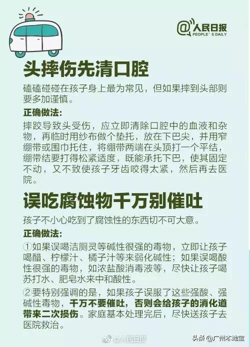 爸妈必备！12种实用儿童急救方法，别用到时候再着急