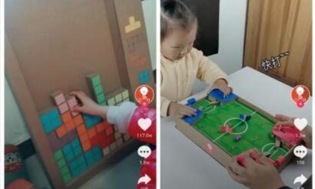 买不起玩具怎么办？巧手奶爸为孩子自制玩具，获得千万点赞