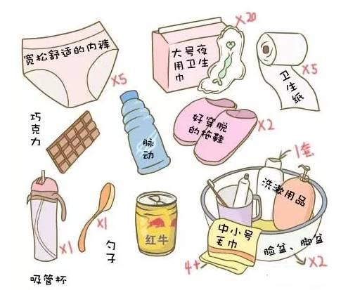 临产不尴尬，除了宝宝的物品以外，宝妈要准备好自己东西