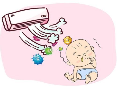 夏天闷热，给宝宝吹空调要注意这几点，才不会着凉