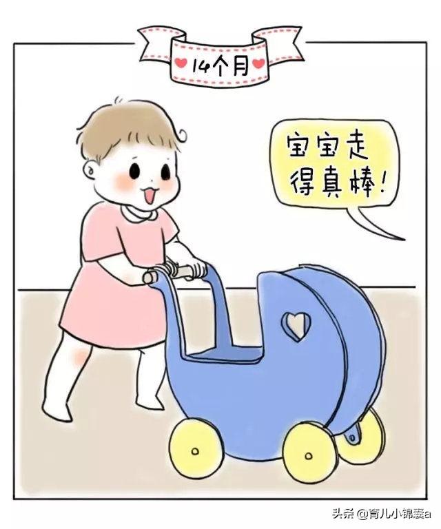 1-22个月宝宝动作发育检查表，你家宝宝达标了吗？（下）