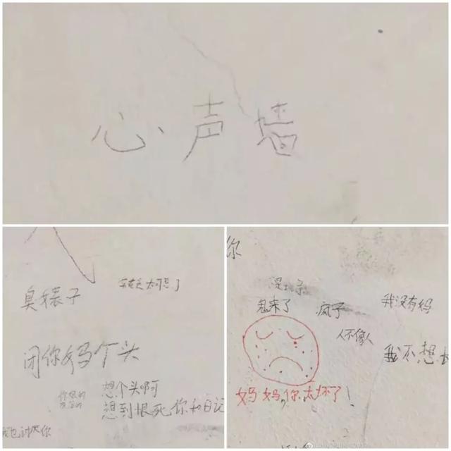 孩子偷偷在墙上写满脏话，句句恶毒：我们怎么把孩子养成恶棍了？