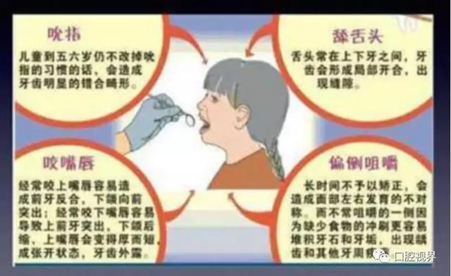 父母必看！不良口腔习惯对孩子牙齿和面部的影响竟然有这么大