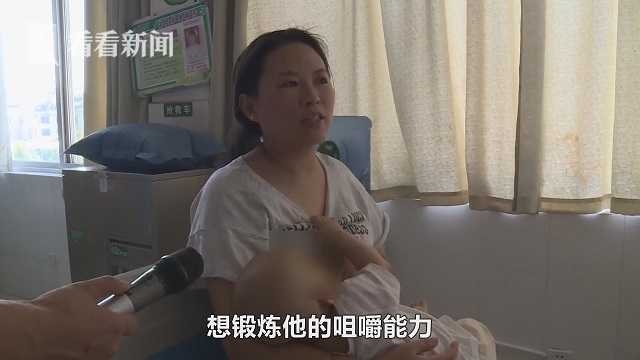 锻炼咀嚼能力？！妈妈给11个月宝宝吃花生 结果卡住气管