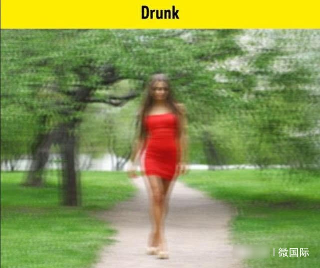 醉酒、近视、远视、婴儿看到的世界，分别是什么样的呢？