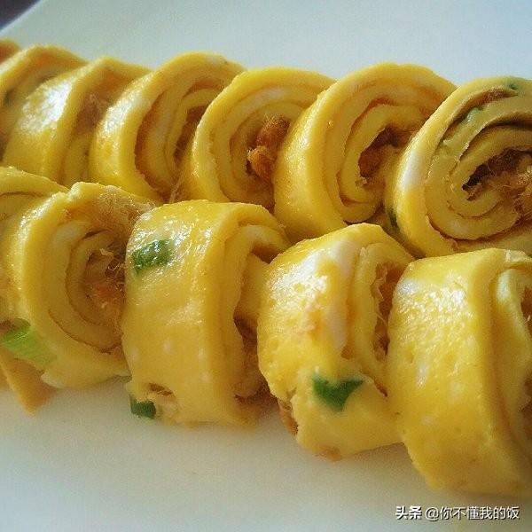 葱花鸡蛋卷的做法