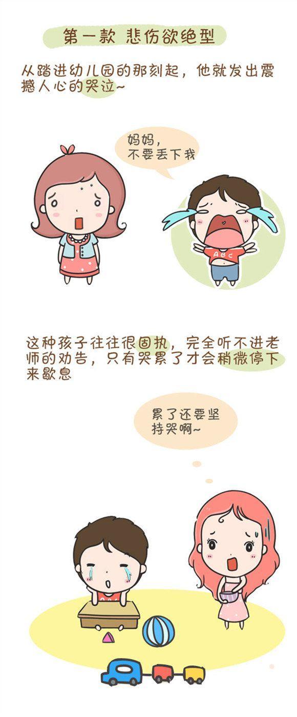 下周宝宝入园第一天的表现，快来看看你家属于哪一款？哈哈哈