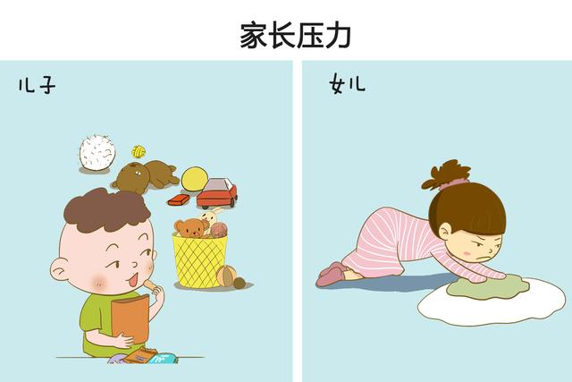 头胎是儿子和女儿有什么区别？四张对比图告诉你，太现实了