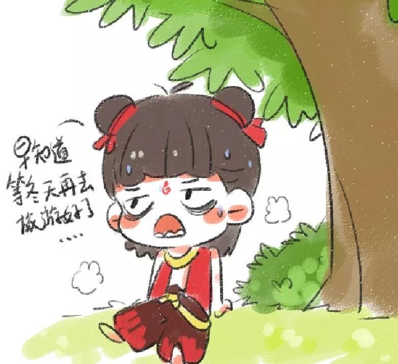 魔童降世哪吒：哪吒嫌弃天气太热了，敖丙立马为他下一场雪