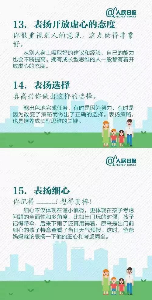 人民日报：15个表扬孩子和10个惩罚孩子的科学方法，给家长看看