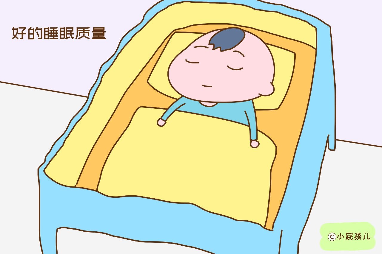 想让宝宝一觉睡到天亮，父母可以这样做，帮助睡眠还长个儿