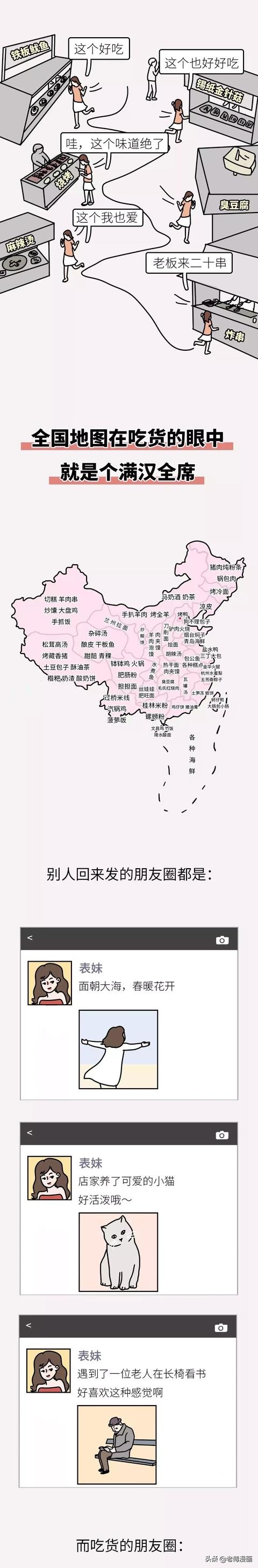 千万别和吃货做朋友！（漫画）