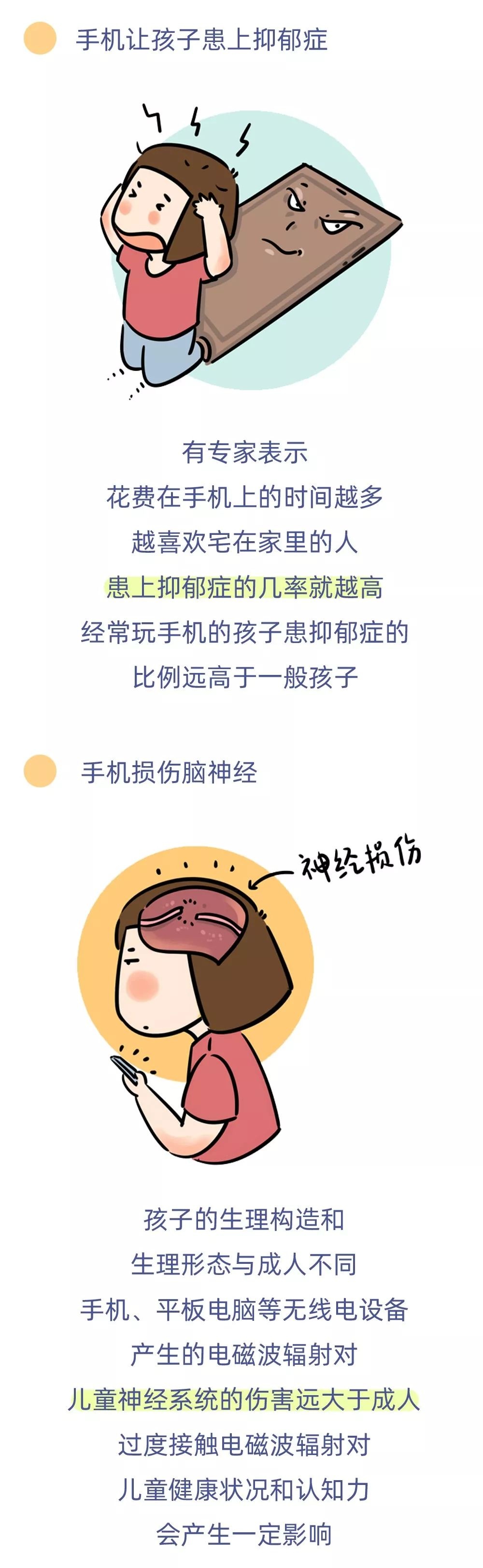 毁掉孩子，就给他部手机！