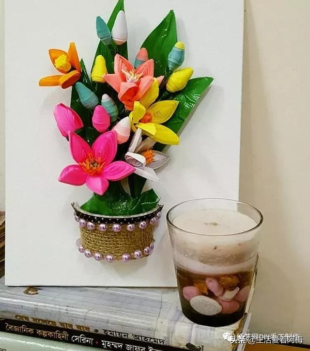 这个教师节，我和孩子一起动手为老师做一束花，衍纸立体花束教程