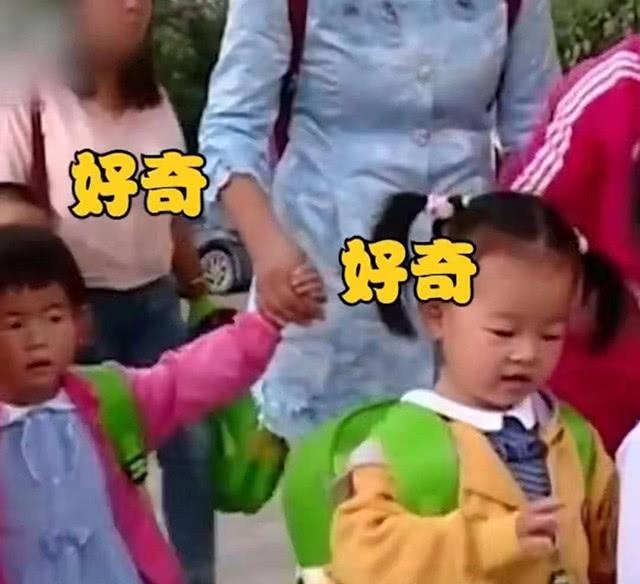 幼儿园开学，宝宝入园后上演“苦情戏”，网友：全国统一入学表情