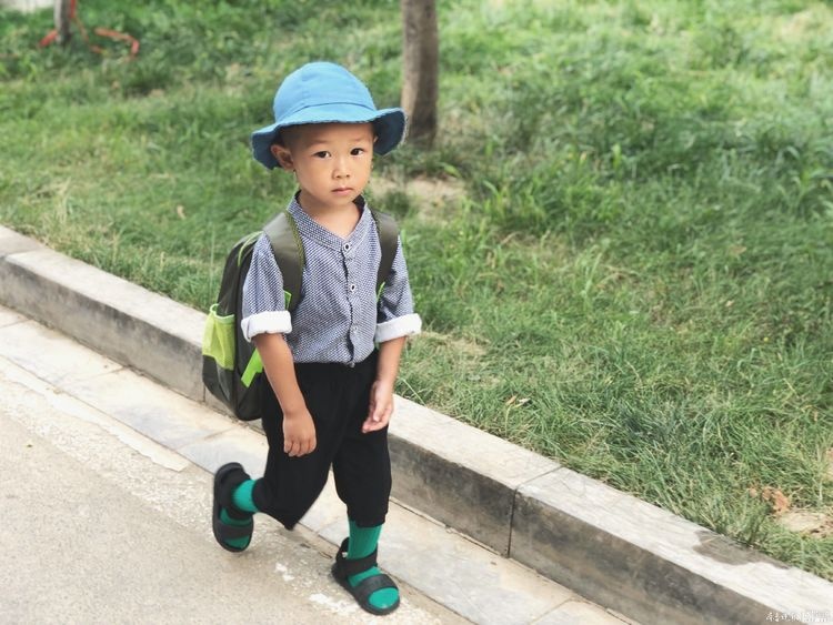 娃儿入托泪奔，妈妈没哭但手里不停扒拉着班级群看实况