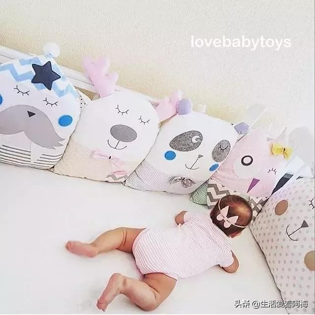 这么温馨可爱的婴儿床，你相信是用旧衣服旧床单DIY装扮的吗？