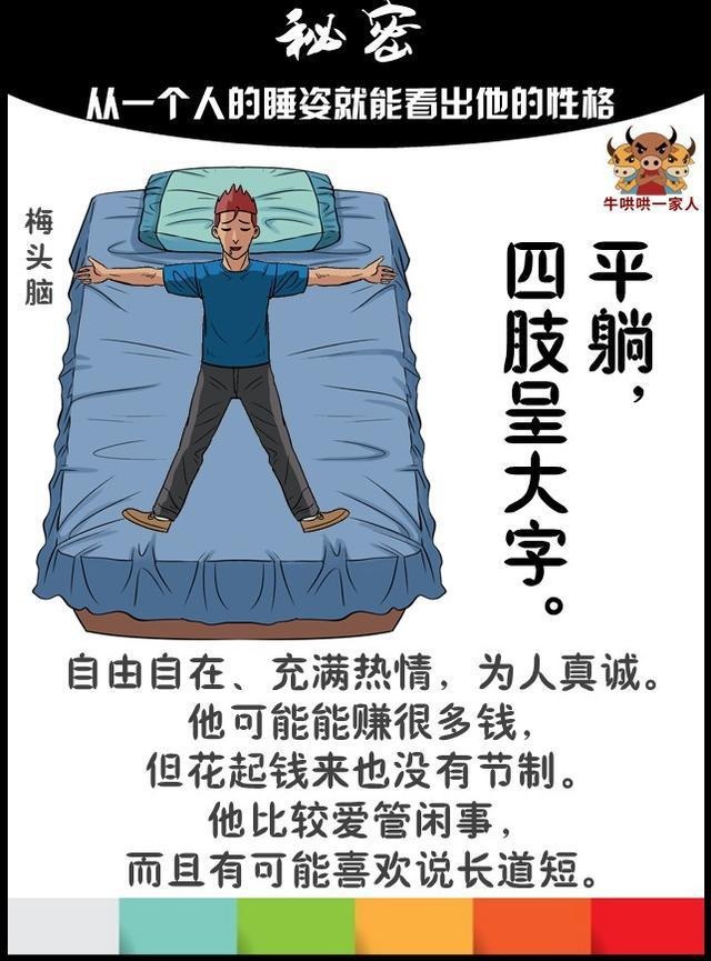 七张图教你透过一个人睡觉的姿势就能看出他的性格