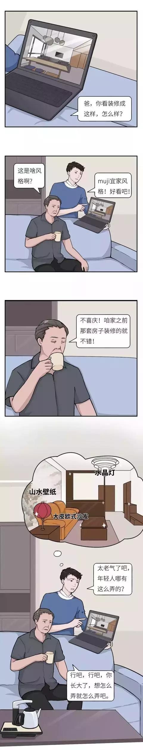 父母跟孩子相处的中国式模式！（漫画）