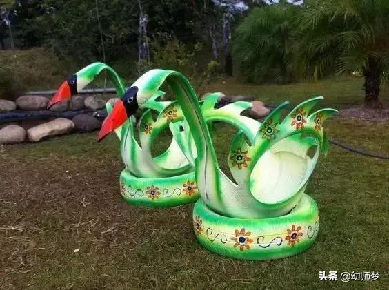 你见过用轮胎打造的幼儿园么？