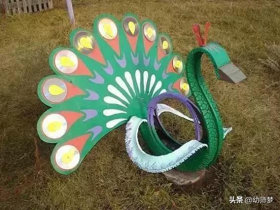 你见过用轮胎打造的幼儿园么？