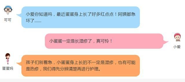 宝宝身上生红点点？湿疹or热疹，分清楚才能护理好~