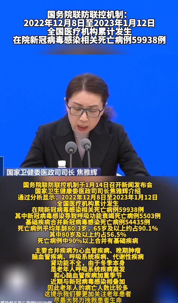 全面放開後,全國新冠死亡人數有多少?官方首次公開真實數據