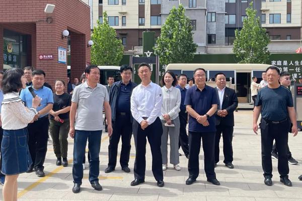 汾阳市组团在长子县参观学习城市建设和文明城市创建工作
