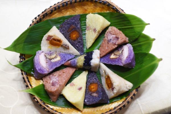 五彩粽 供图:新华社 摄影:刘开福