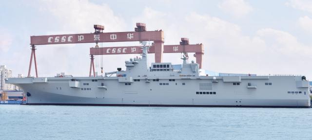 美媒猜测中国076型无人机航母:没有别国有过同类装备