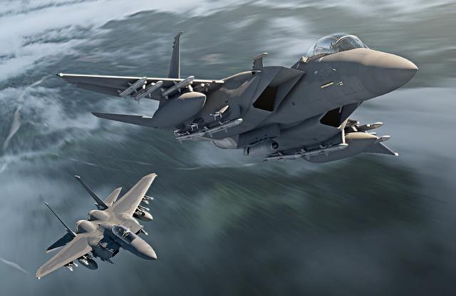 [波音公司f-15ex战斗机艺术图]据报道,在与邻国的紧张局势日益加剧的