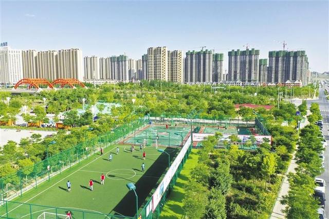 兰州新区体育公园.