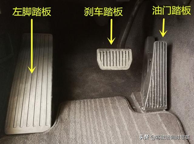 自動擋汽車應用駕駛操作教程-制動(剎車)踏板操作規範