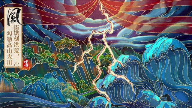 风雷镌刻洪荒,勾勒高山大川