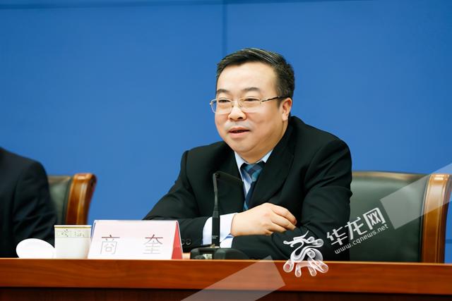 重庆市高新区管委会主任商奎回答记者提问.