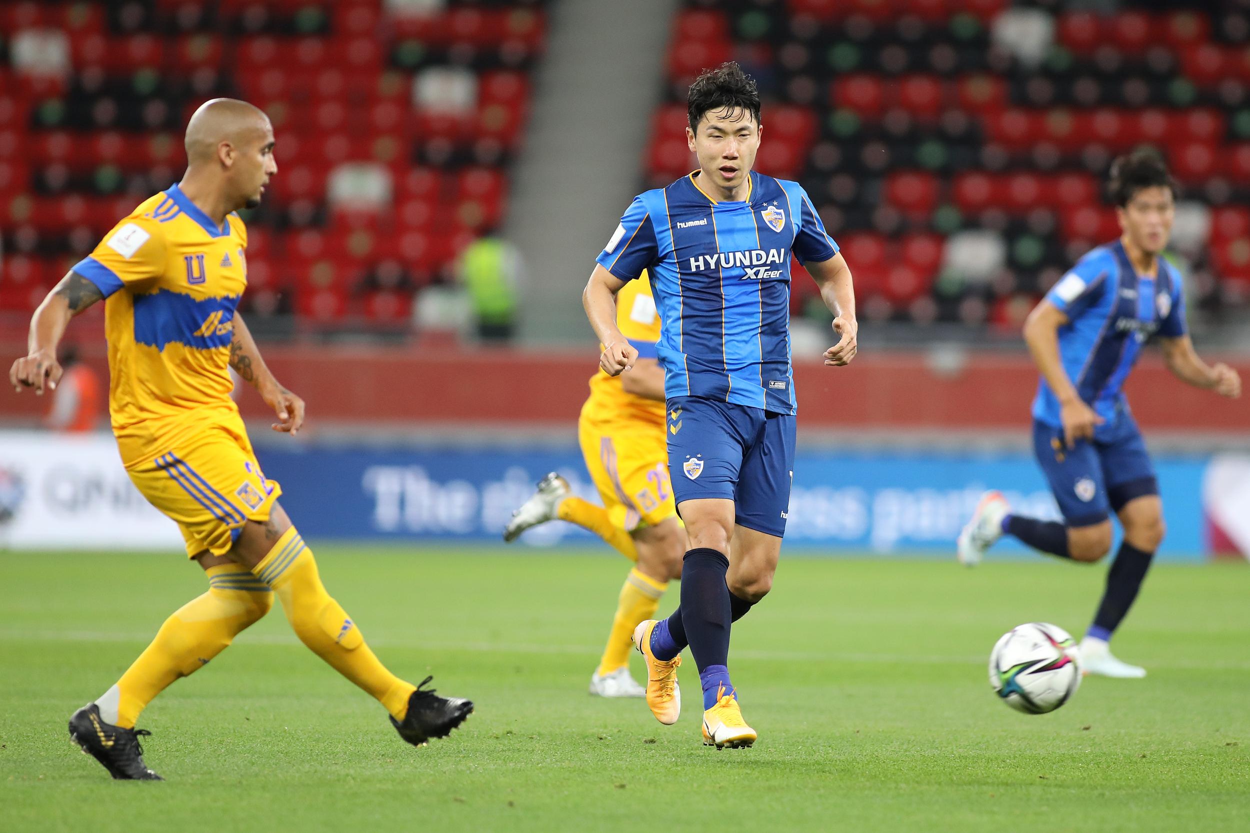 世俱杯第2轮:墨西哥老虎2-1蔚山现代