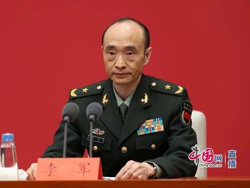 中央军委政治工作部主任助理李军少将(摄影:中国网 董宁)