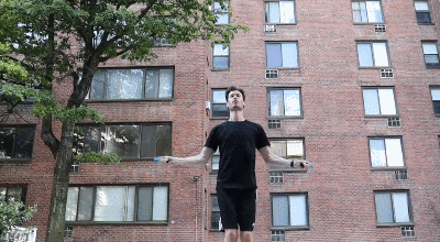 肌肉男跳绳减肥,每天跳绳1000下,2周后看体重,体脂率,bmi变化