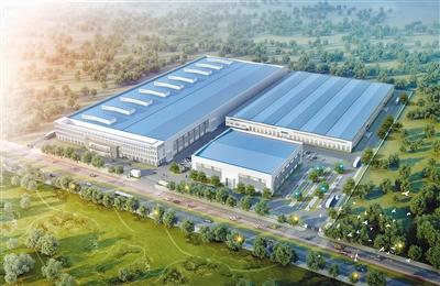 神剑嘉业建设的复合材料零部件生产基地项目效果图 航空基地供图